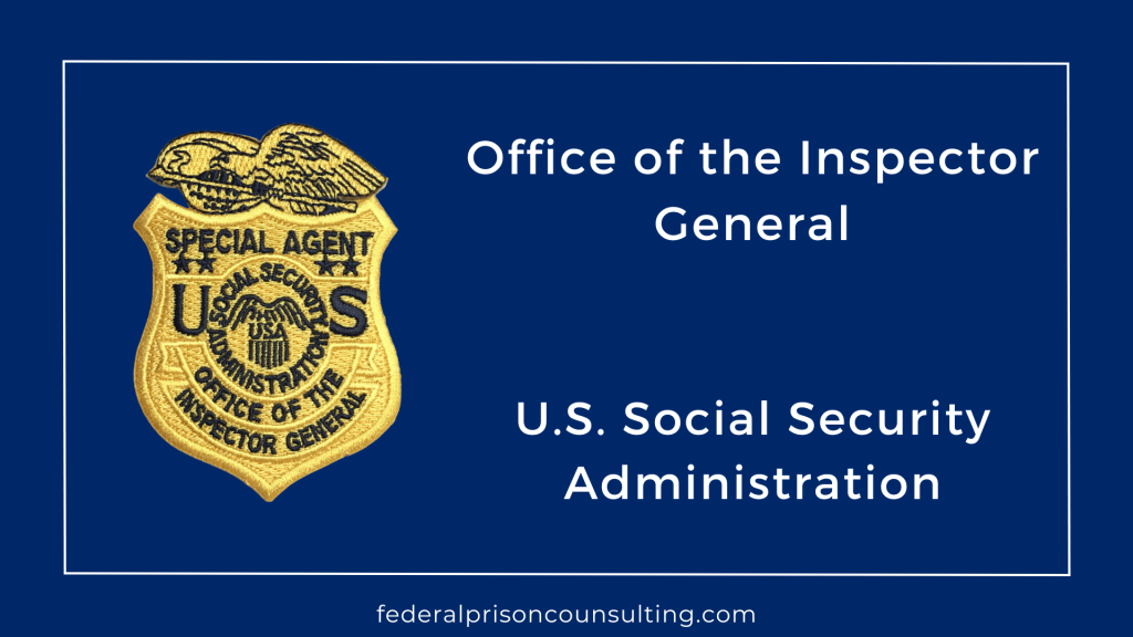 Social Security Administration SSA OIG Office of the Inspector General Social Security Fraud Benefits Fraud Insurance Fraud